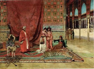 unknow artist Arab or Arabic people and life. Orientalism oil paintings 577 China oil painting art